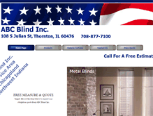 Tablet Screenshot of abcblindinc.com